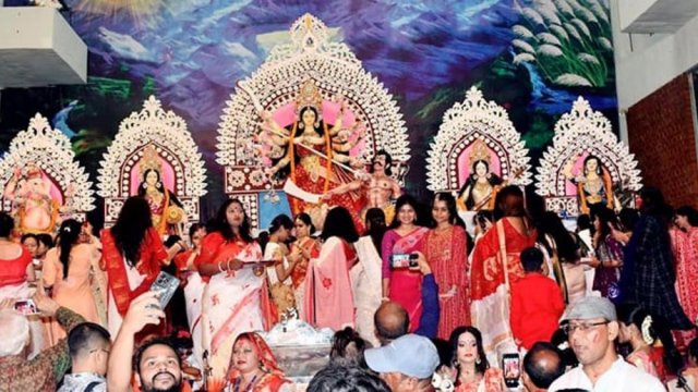 Bijaya Dashami being celebrated - Dainikshiksha