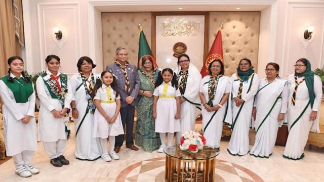 President for expanding Girl Guides activities at grassroots - Dainikshiksha