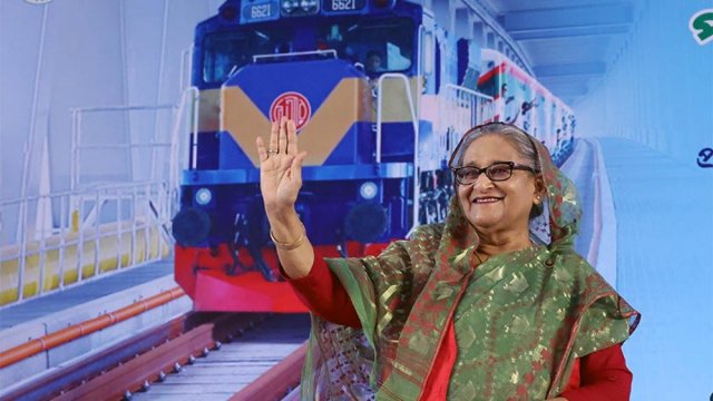 PM opens Dhaka-Bhanga rail service - Dainikshiksha