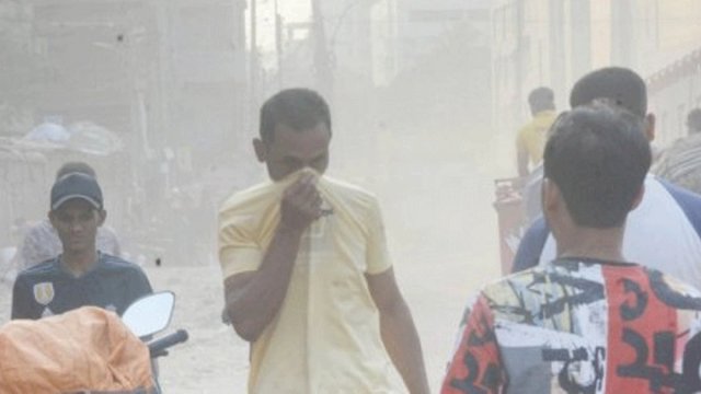 Dhaka’s air quality 5th worst in the world this morning - Dainikshiksha