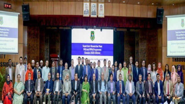Supervisor-Researcher Meet Held at BUP - Dainikshiksha