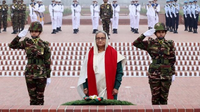PM, new cabinet members pay homage to martyrs in Savar - Dainikshiksha