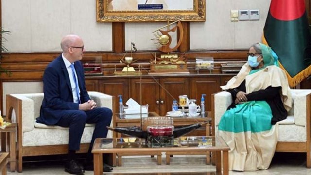 EU greets Sheikh Hasina, pledges to take ties with Bangladesh to new height - Dainikshiksha