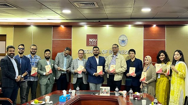 NSU’s Tafsirul launches 'Career Excellence' book - Dainikshiksha