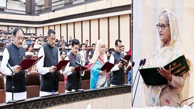 Newly elected Cumilla, Mymensingh city mayors take oath - Dainikshiksha