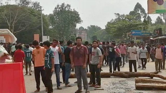 CUET students stage protests blocking highway