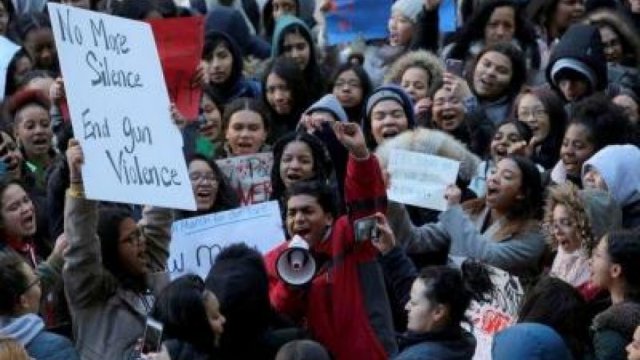 US students stage walkout against gun violence - Dainikshiksha