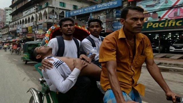 2 students hurt being hit by ‘police vehicle’ - Dainikshiksha